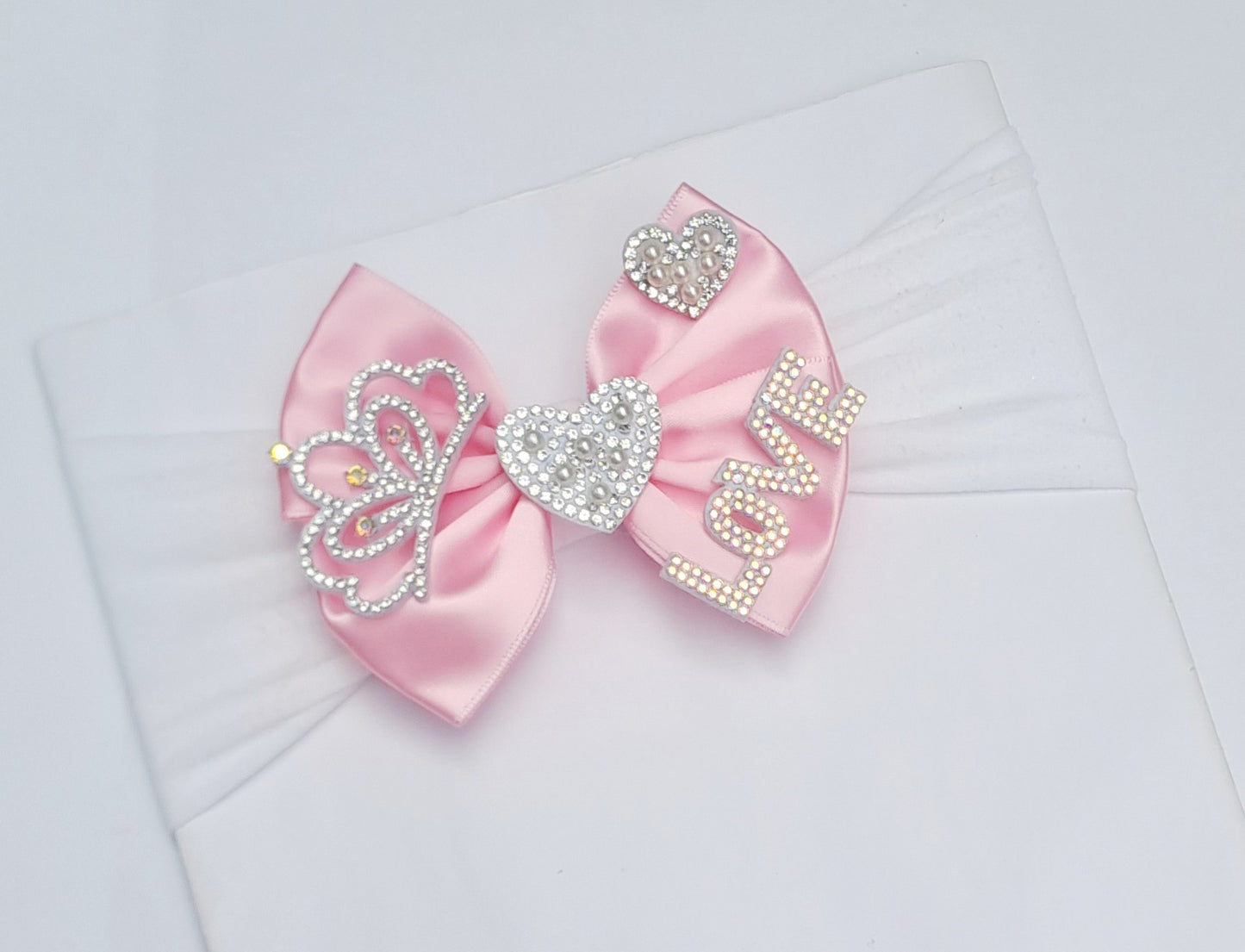 ๐Satin Bow Bling Headband ๐