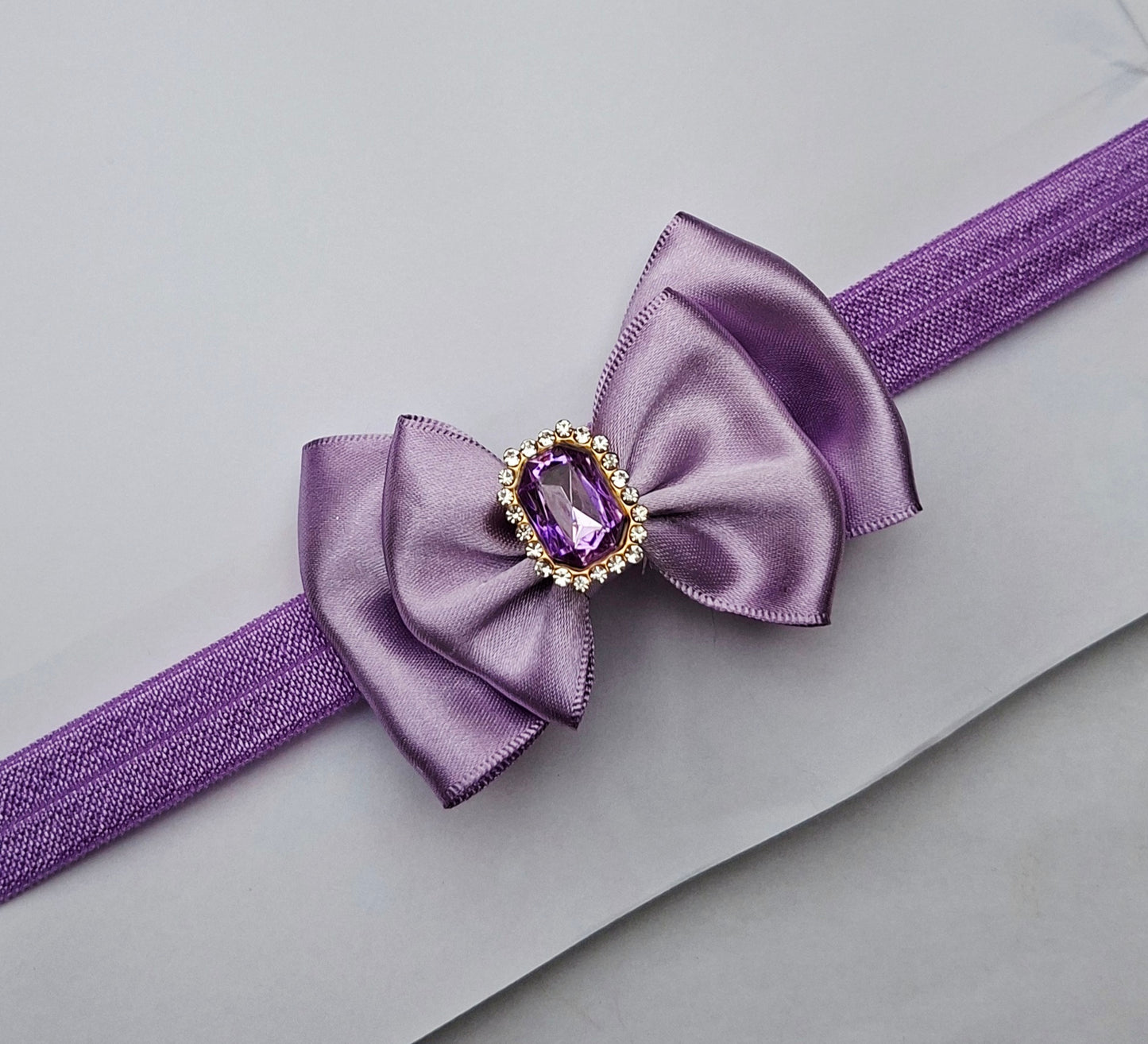 🎀Newborn Small Satin Bow Headbands 🎀Choose Colour