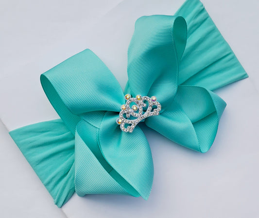 🎀Mint Green Large Bow Headband🎀