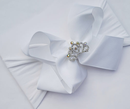 🎀White Large Bow Headband🎀