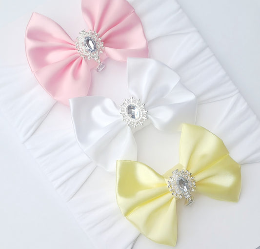 🎀3pc Satin Bow Headband Set🎀