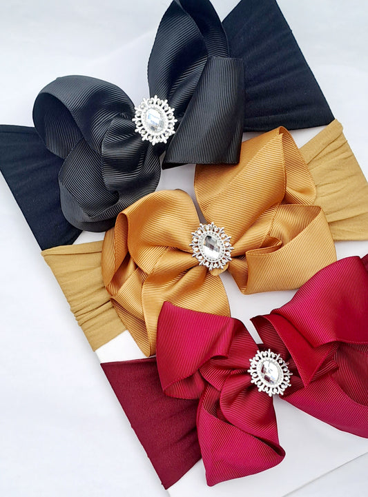 🎀3pc Large Bow Headband Set🎀