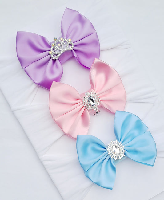 🎀3pc Satin Bow Headband Set 🎀