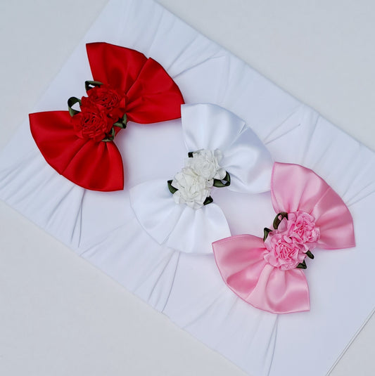 🎀3pc Satin Bow Headband Set