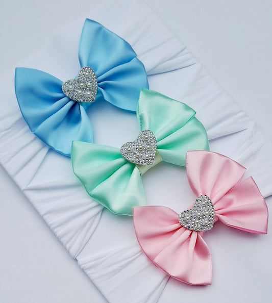 🎀3pc Satin Bow Headband Set 🎀