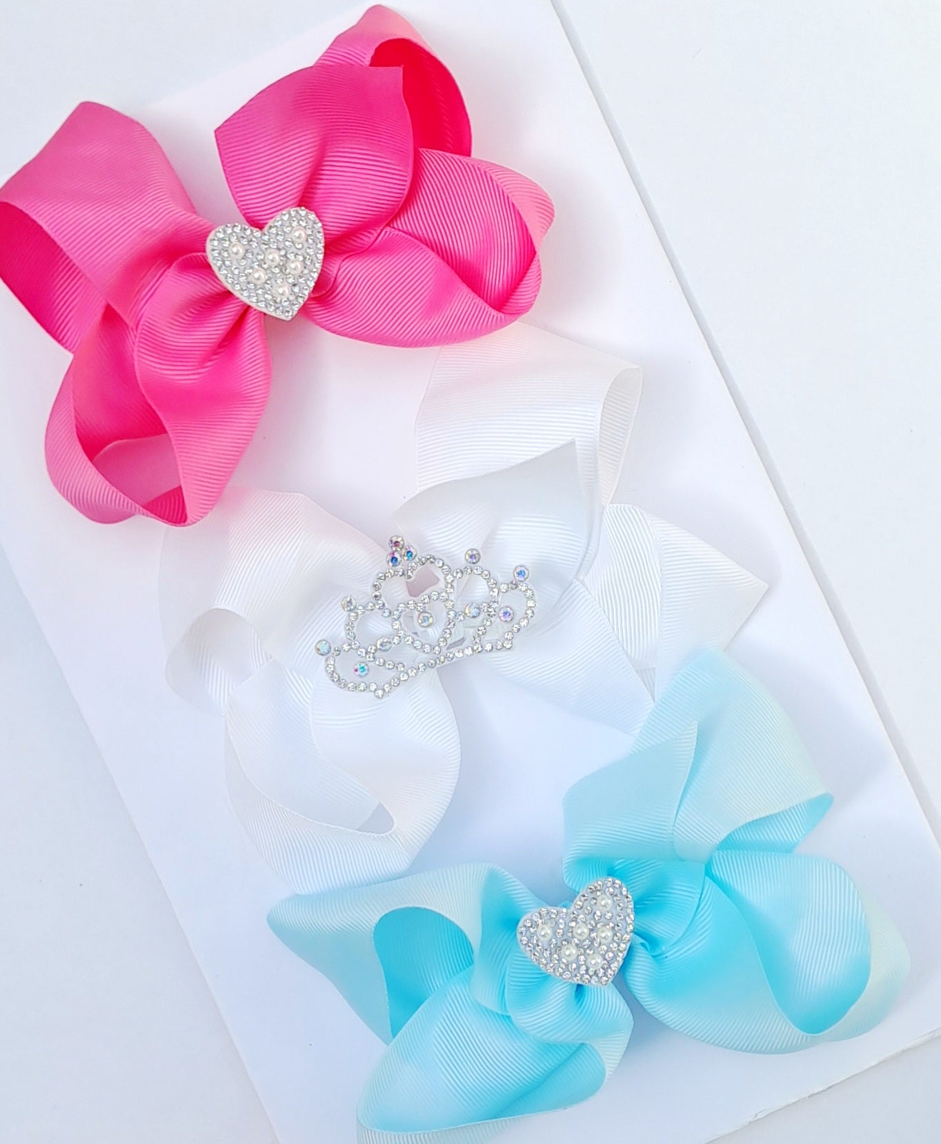 🎀 3pc Large Bow Clip Set🎀