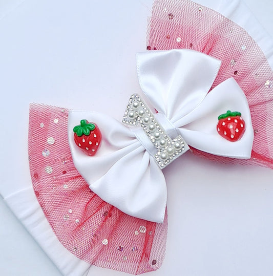 🎀Large Satin/Tulle Birthday Headband 🎀