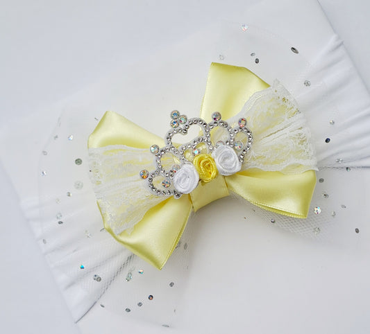 🎀Large Satin/Tulle/Lace Bow Headband 🎀