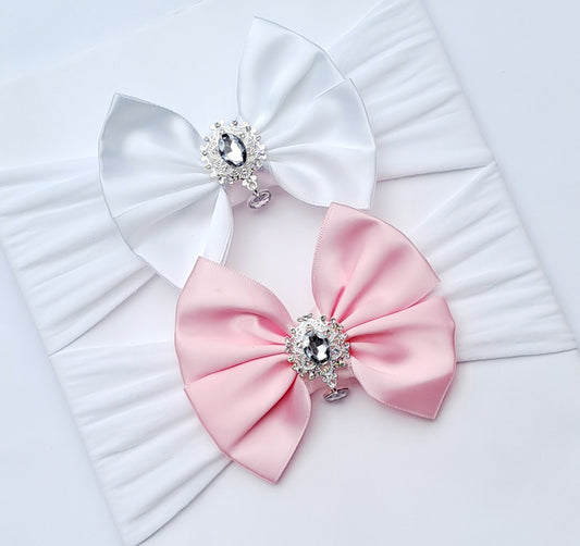 🎀2pc Satin Bow Headband Set 🎀