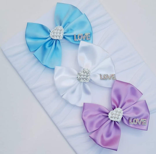 🎀3pc Satin Bow Headband Set🎀
