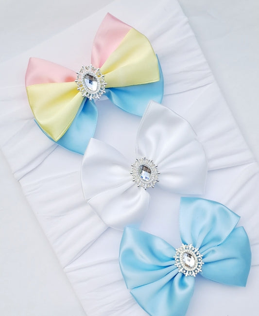 🎀3pc Satin Bow Headband Set🎀