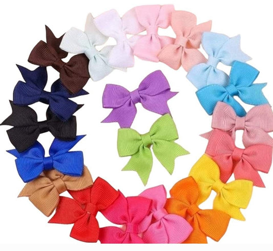 🎀 20pc Mini Bow Clips🎀