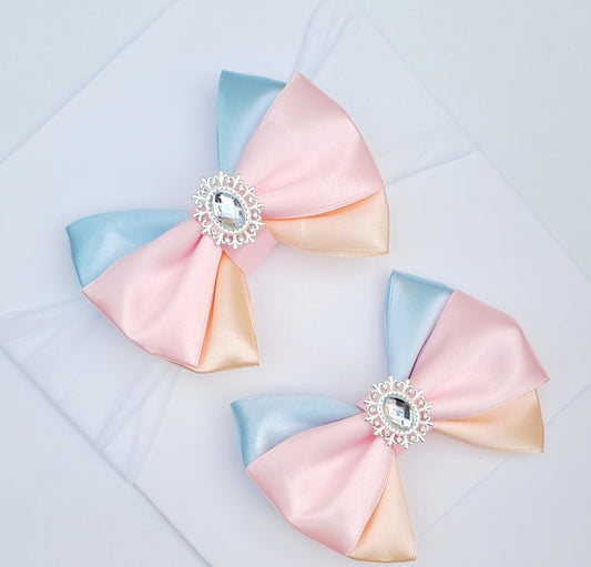 🎀Sibling Set 1 x Baby Bow Headband 1 x Bow Clip🎀