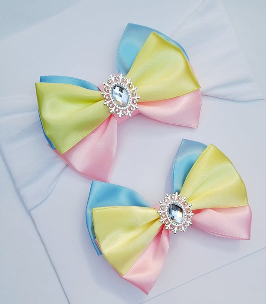 🎀Sibling Set 1 x Baby Bow Headband 1 x Bow Clip🎀