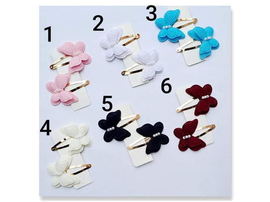 🦋2pc Butterfly Clip Set🦋Choose Colour