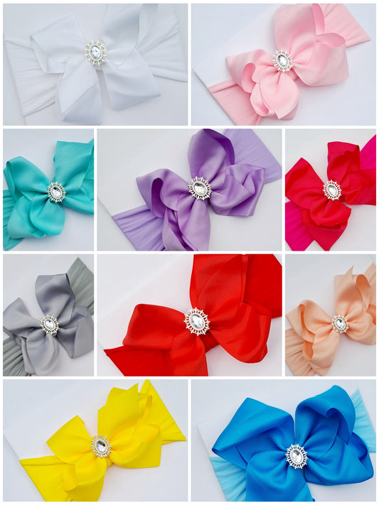 🎀Large Bow Headbands🎀(10 Colours Available)