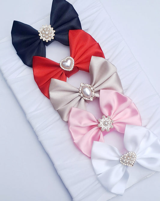 🎀Satin Bow Headbands 🎀 (Choose Colour)