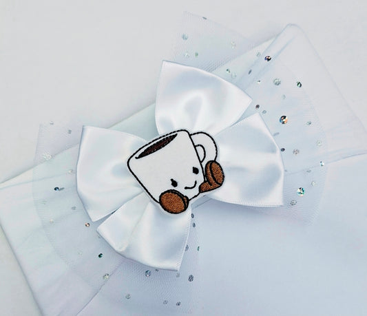 🎀Large Satin/Tulle Bow Headband 🎀