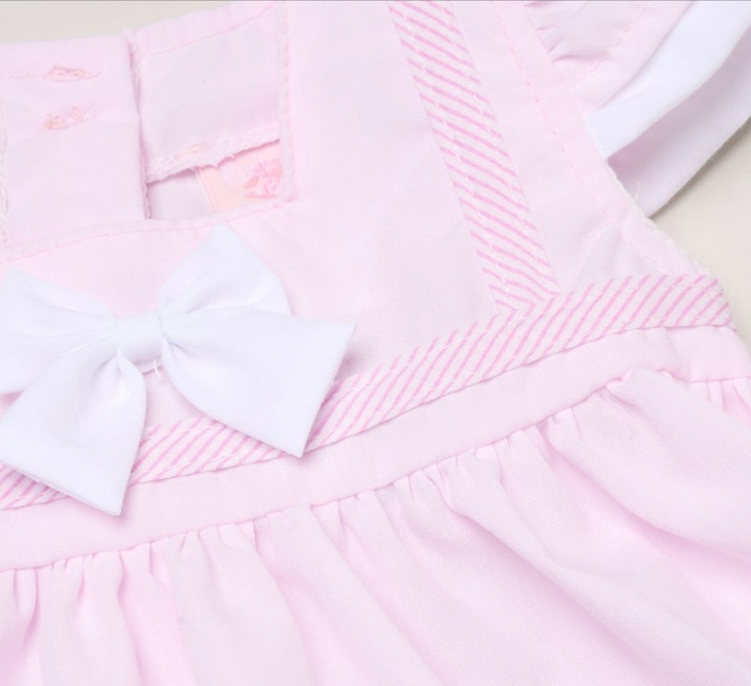 🎀3pc Baby Dress/Pants/Headband Set🎀 Available In Pink Or Lemon (3 Sizes Available)