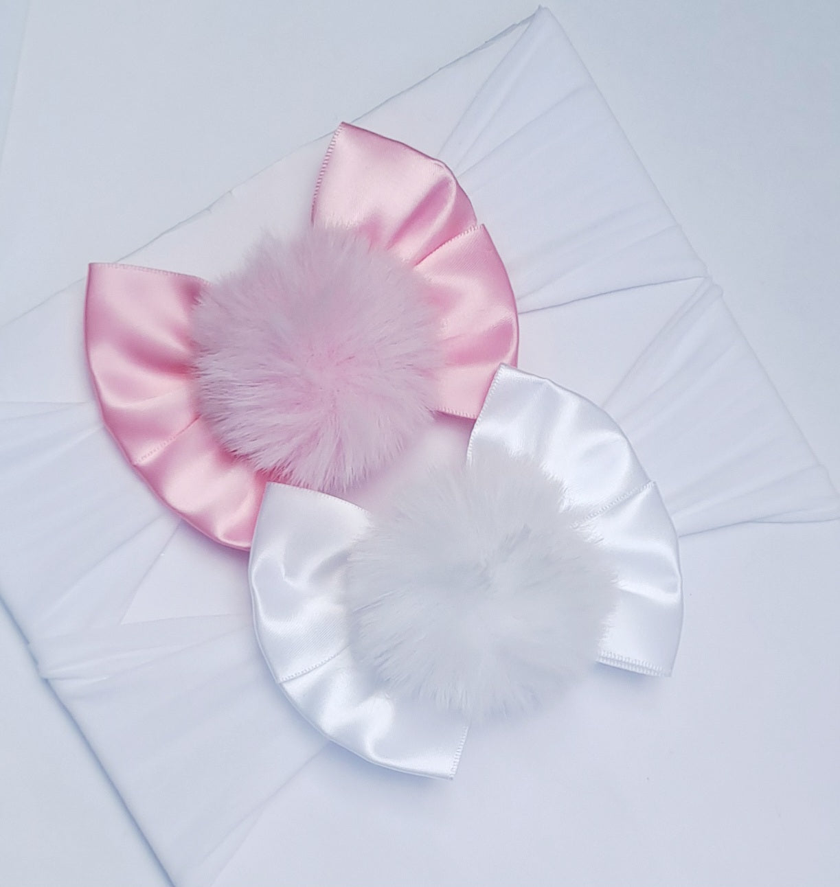 🎀2pc Satin Bow Headband Set 🎀