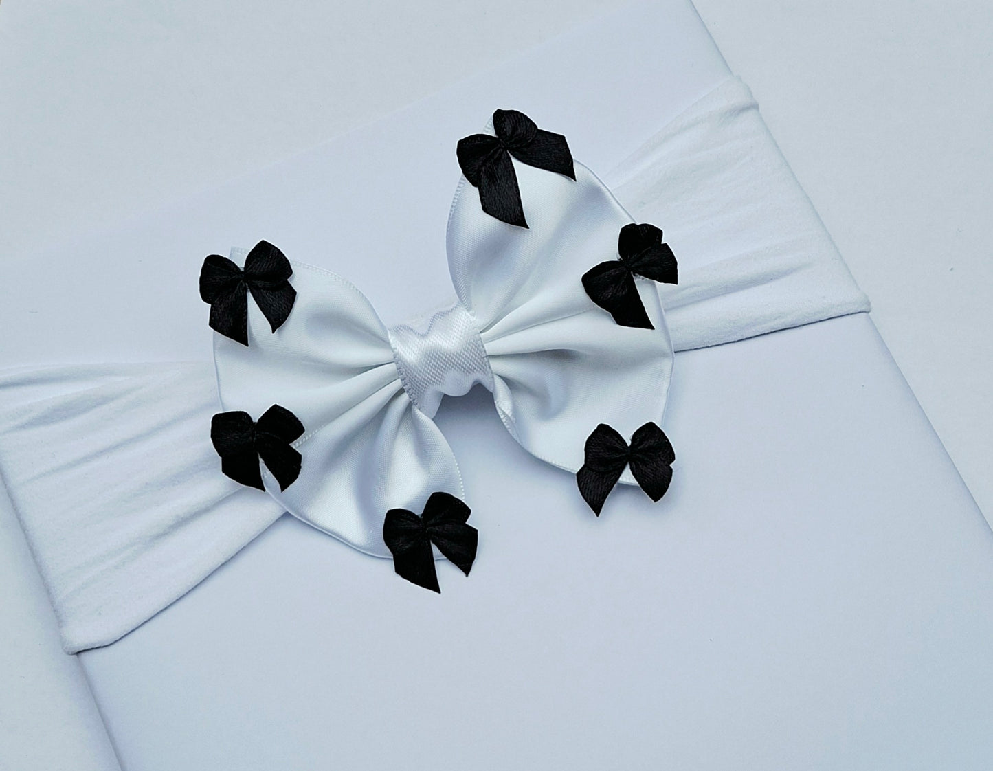 🎀Satin Bows With Mini Bow Detailing 🎀Choose Colour