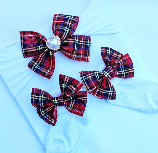 🎀Tartan Headband/Sock Set🎀