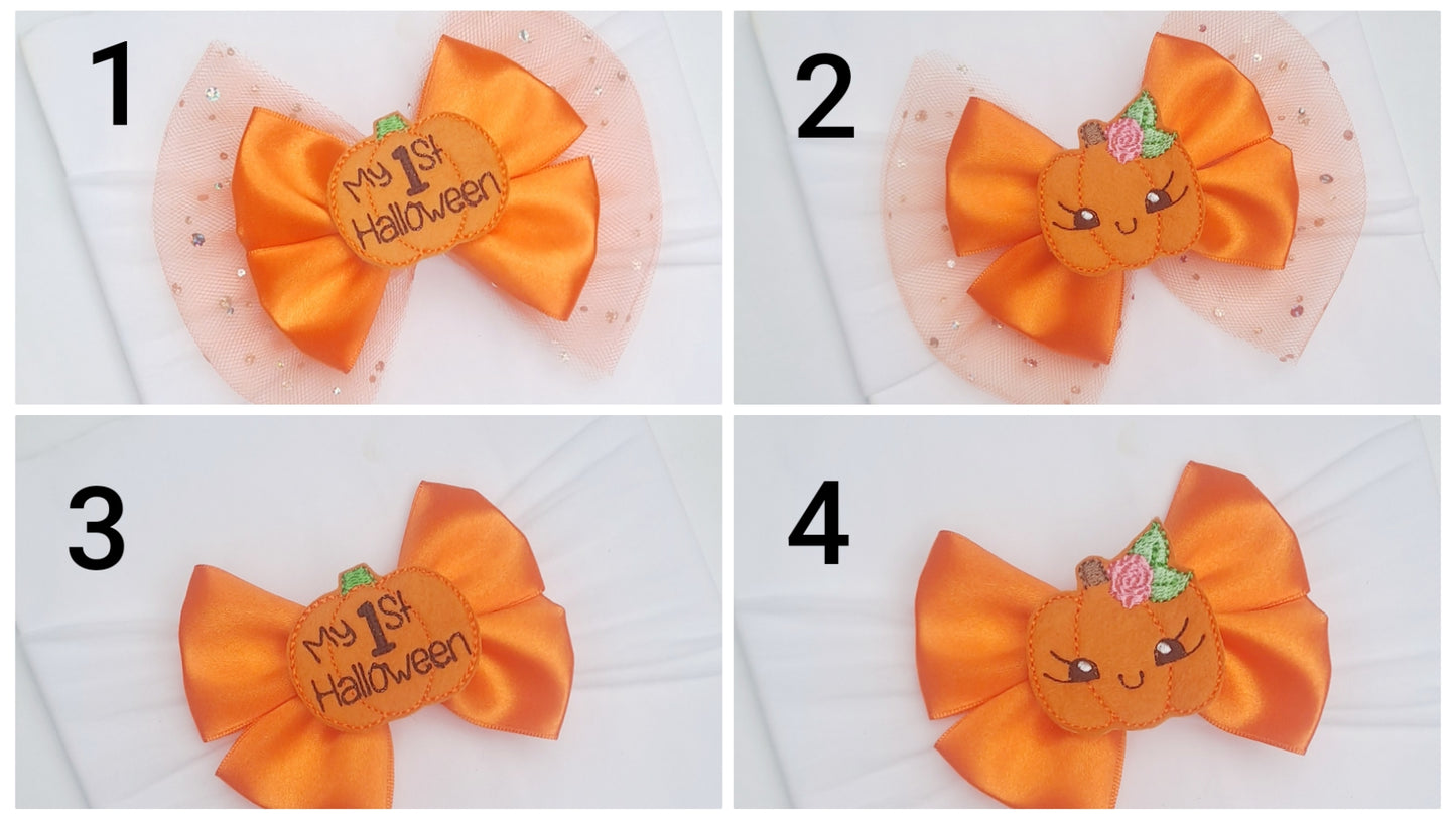 🎃Halloween Satin Bow Headbands 🎃 Choose Design