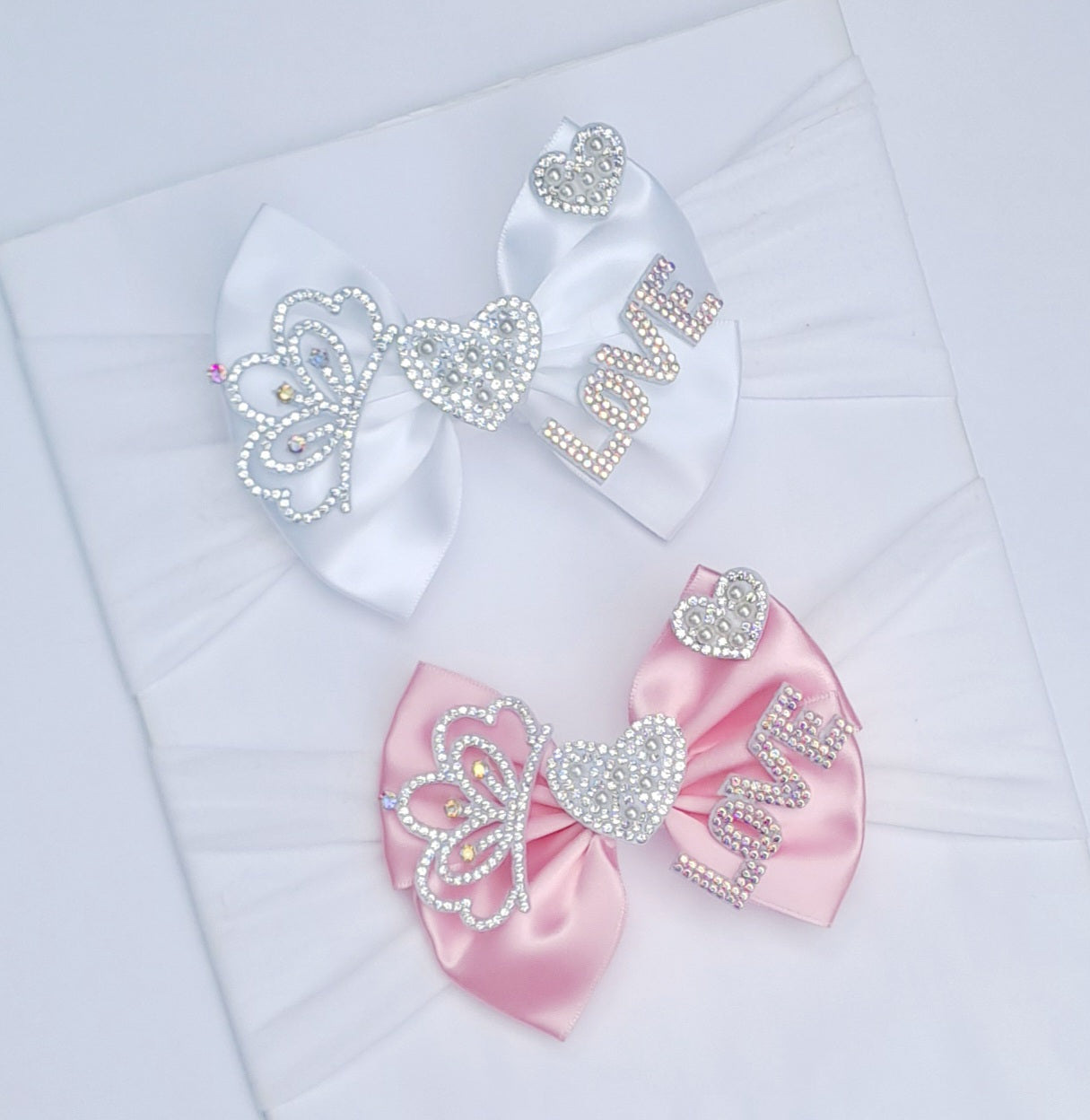 🎀Satin Bow Bling Headband 🎀