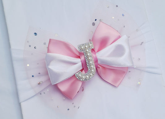 🎀Large Satin/Tulle Bow Headband 🎀