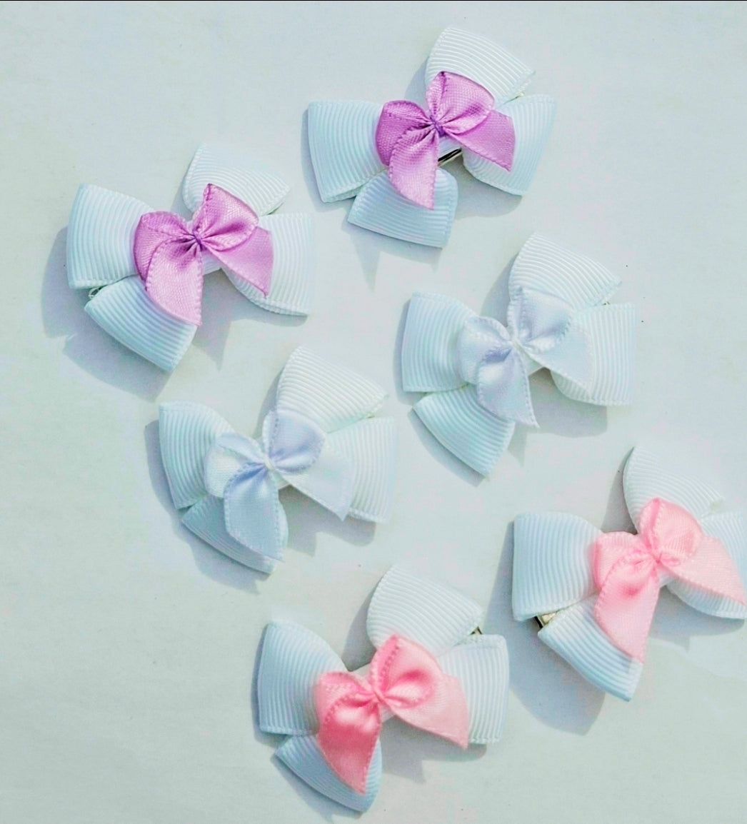 🎀2pc Mini Pigtail Clip Sets🎀Choose Colour