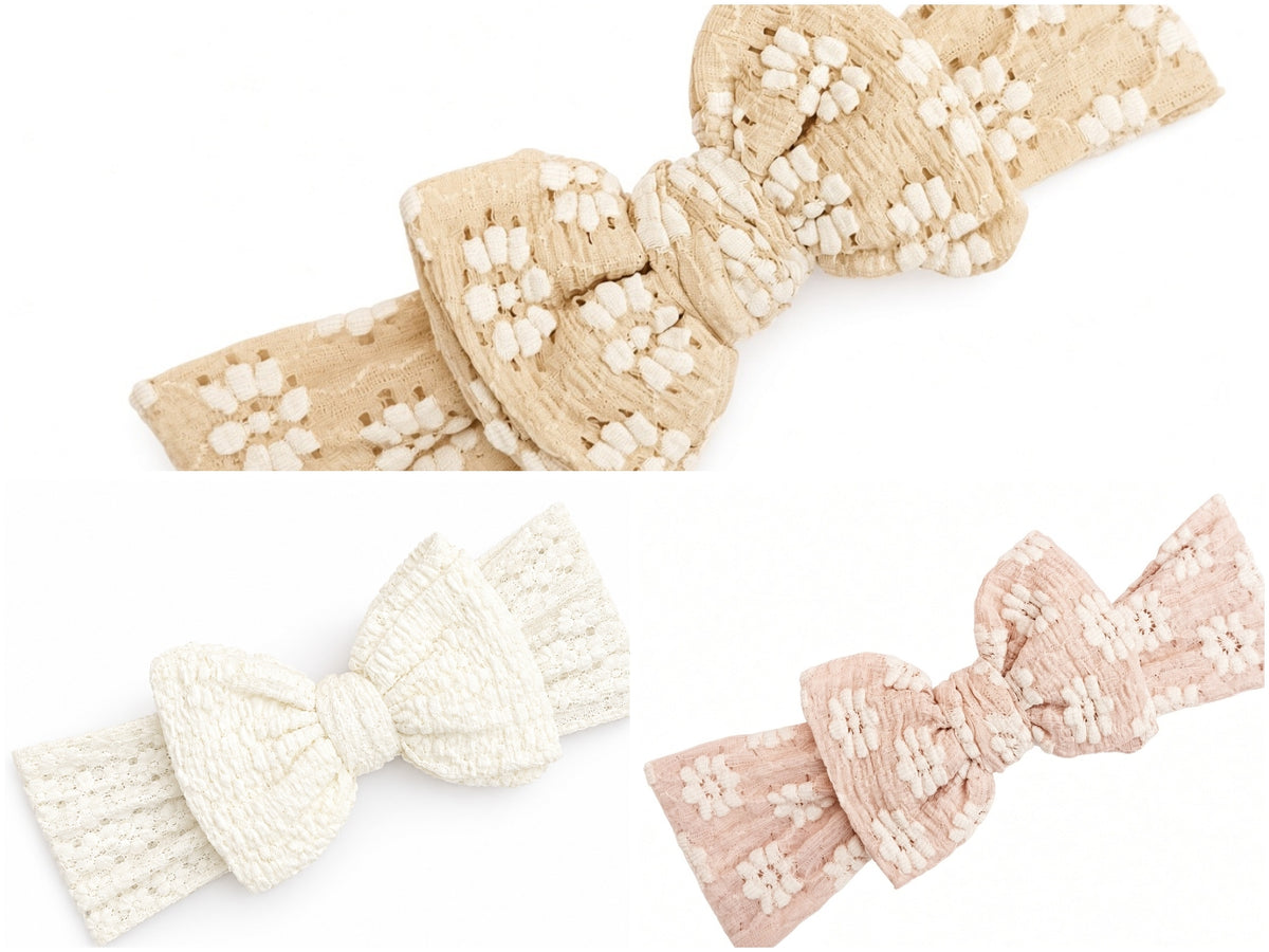 🎀Soft Textured Daisy Headbands 🎀Choose Colour