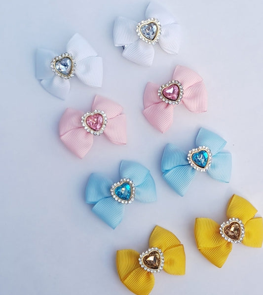 🎀8pc Mini Bow Clip Set🎀