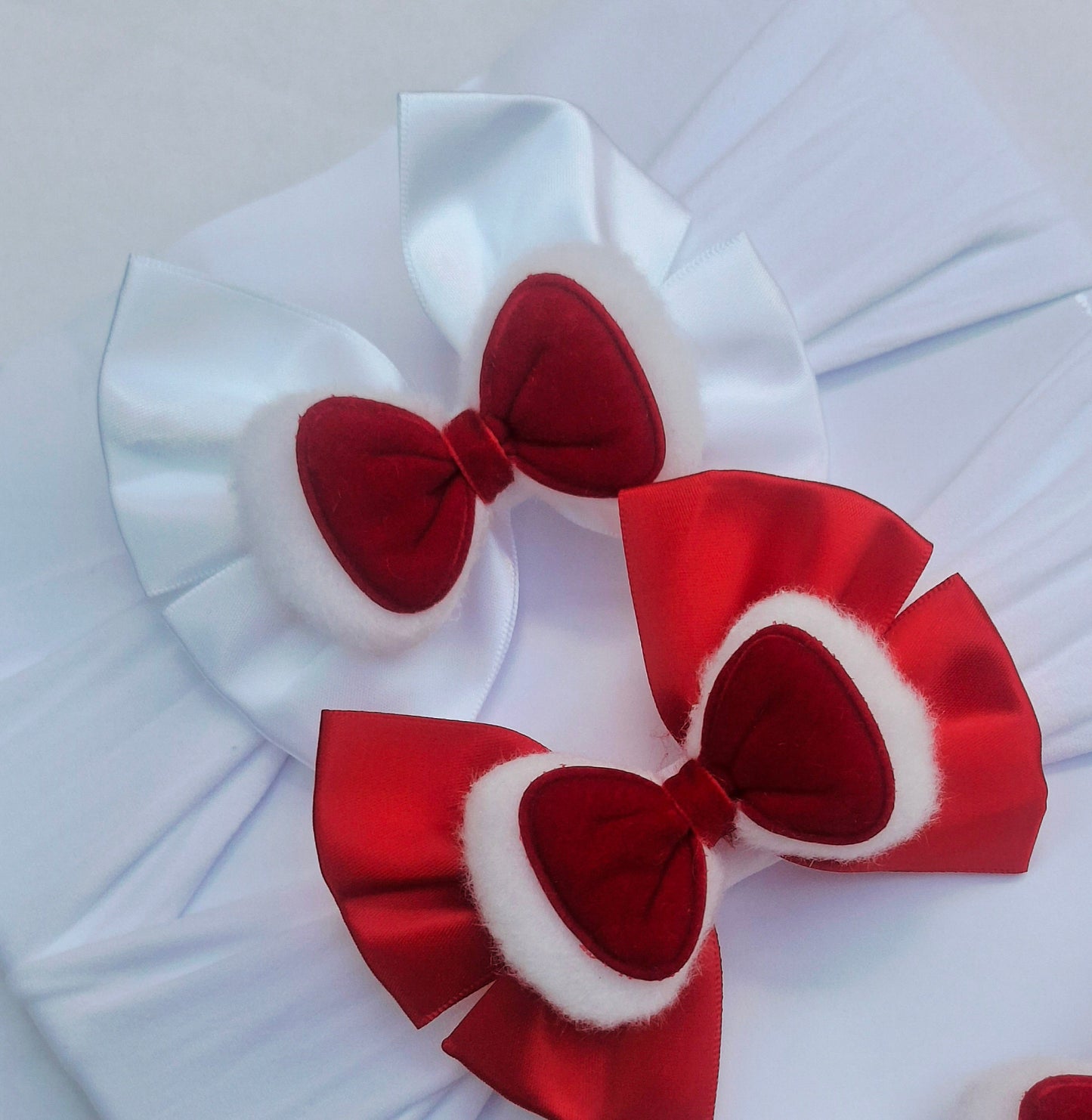 🎀Red/White Bows