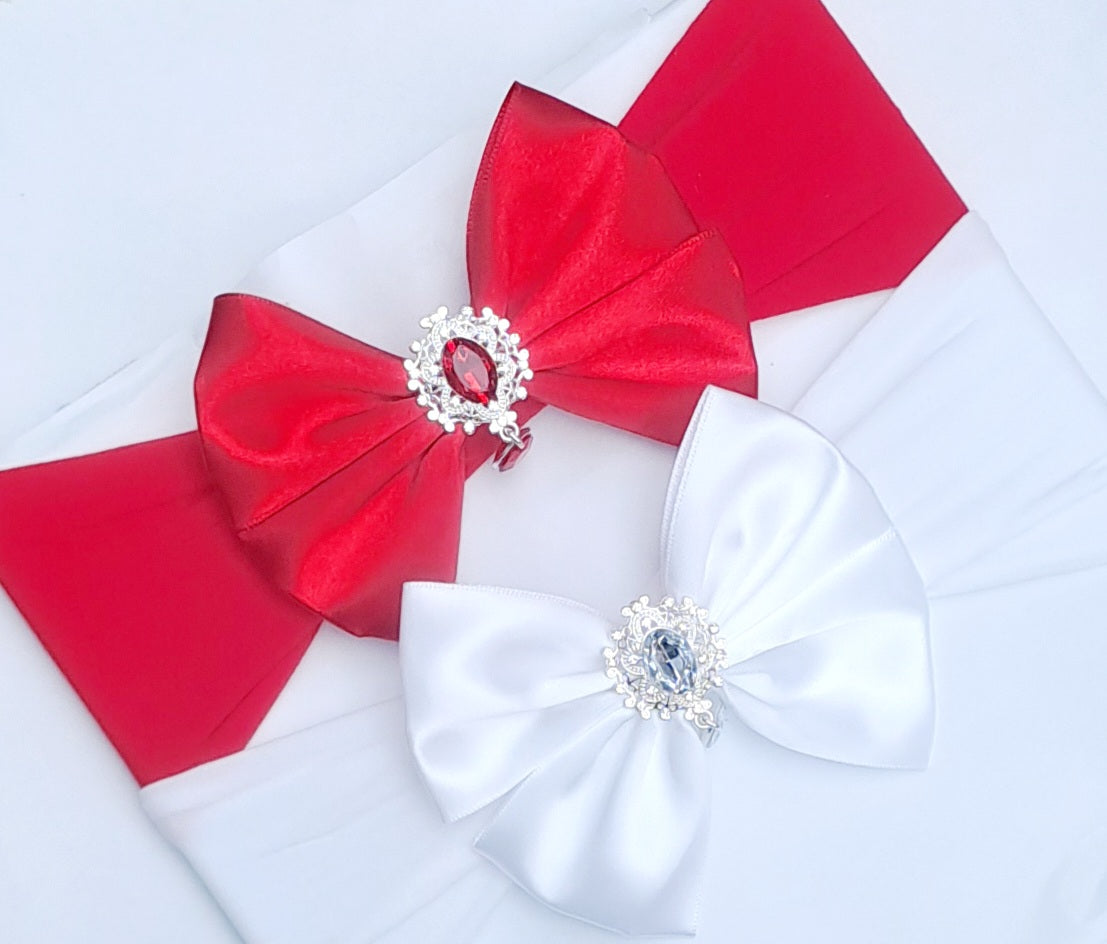 🎀2pc Satin Bow Headband Set 🎀