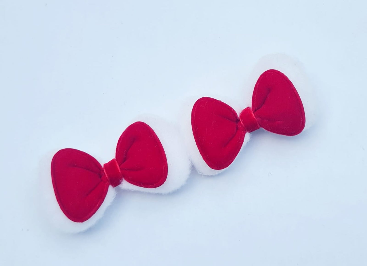 🎀2pc Red/Fluffy Pigtail Clip Set🎀