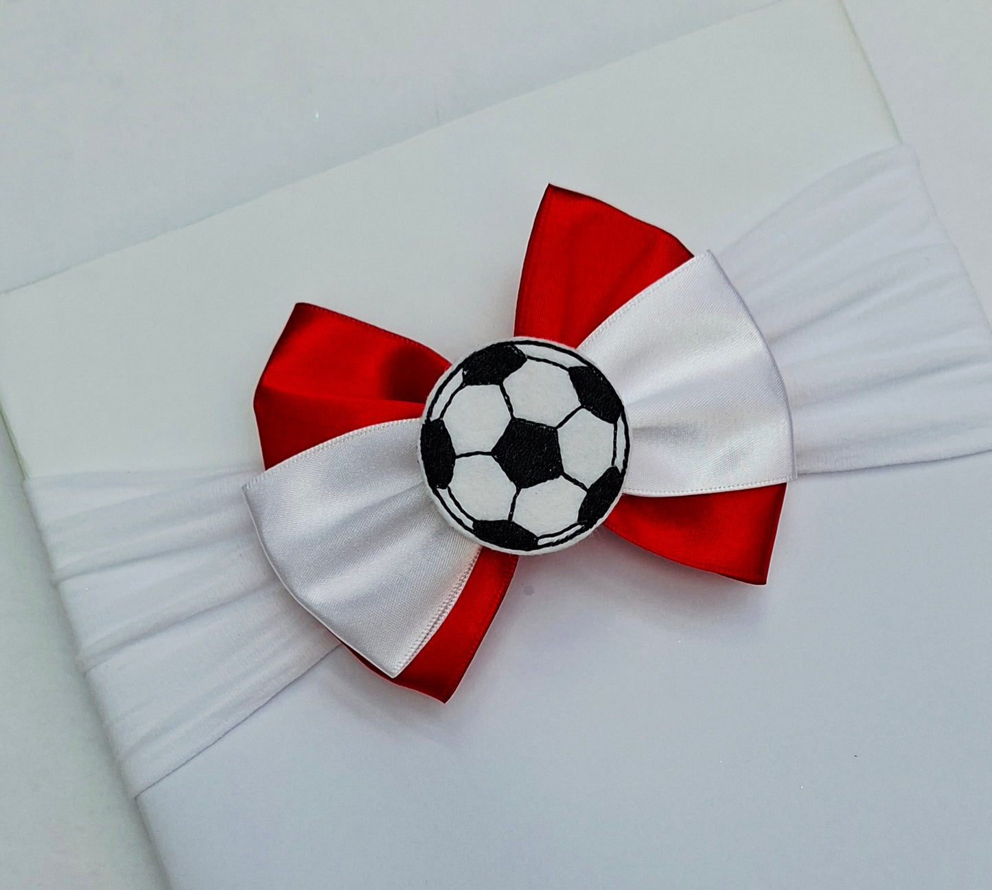 ⚽️Football Satin Bow ⚽️Headband/Clip