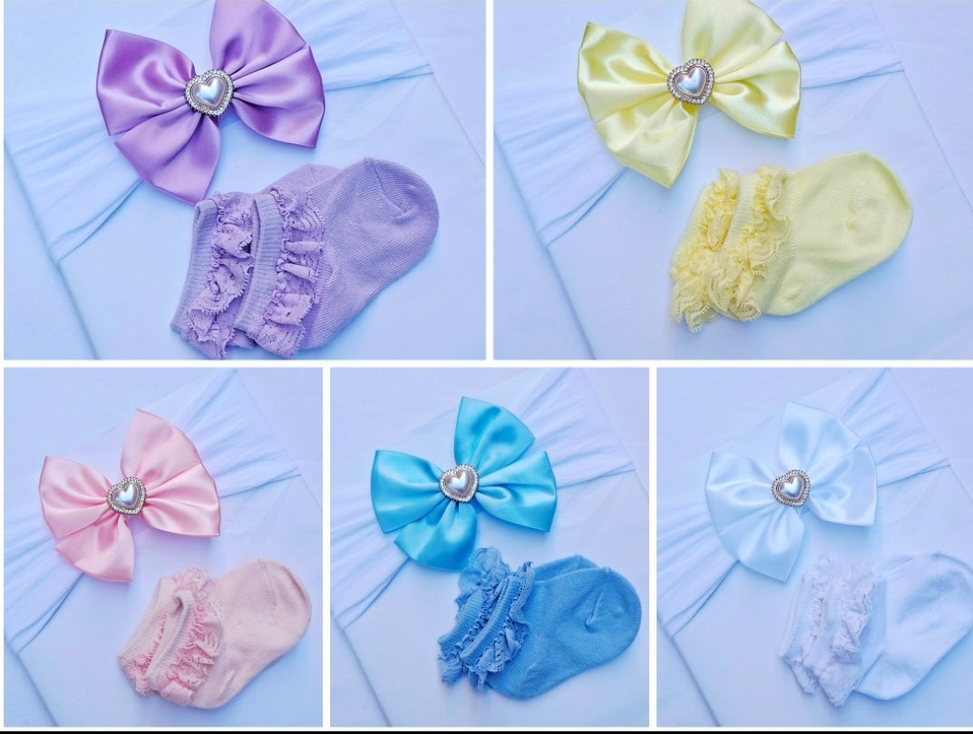 🎀Headband/Sock Set🎀 Choose Colour/Size