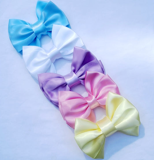 🎀Satin Bow Clips🎀Choose Colour