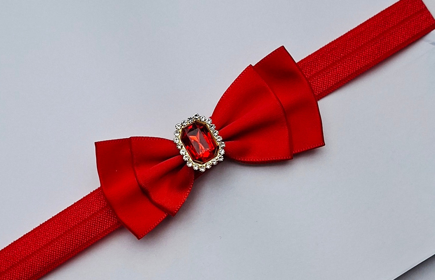 🎀Newborn Small Satin Bow Headbands 🎀Choose Colour