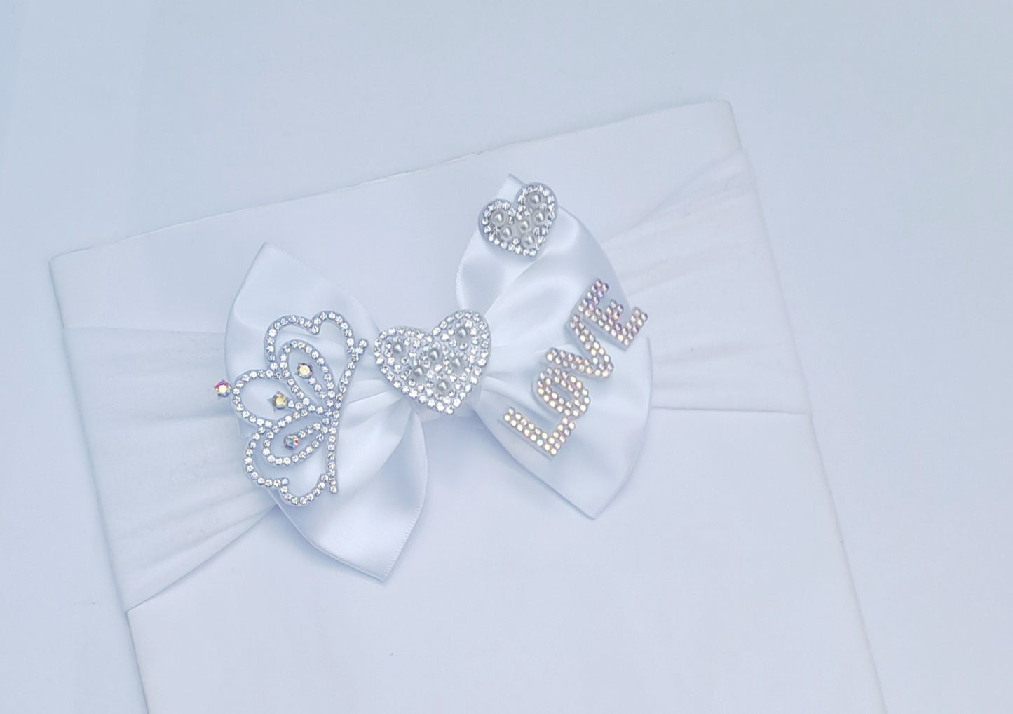 🎀Satin Bow Bling Headband 🎀