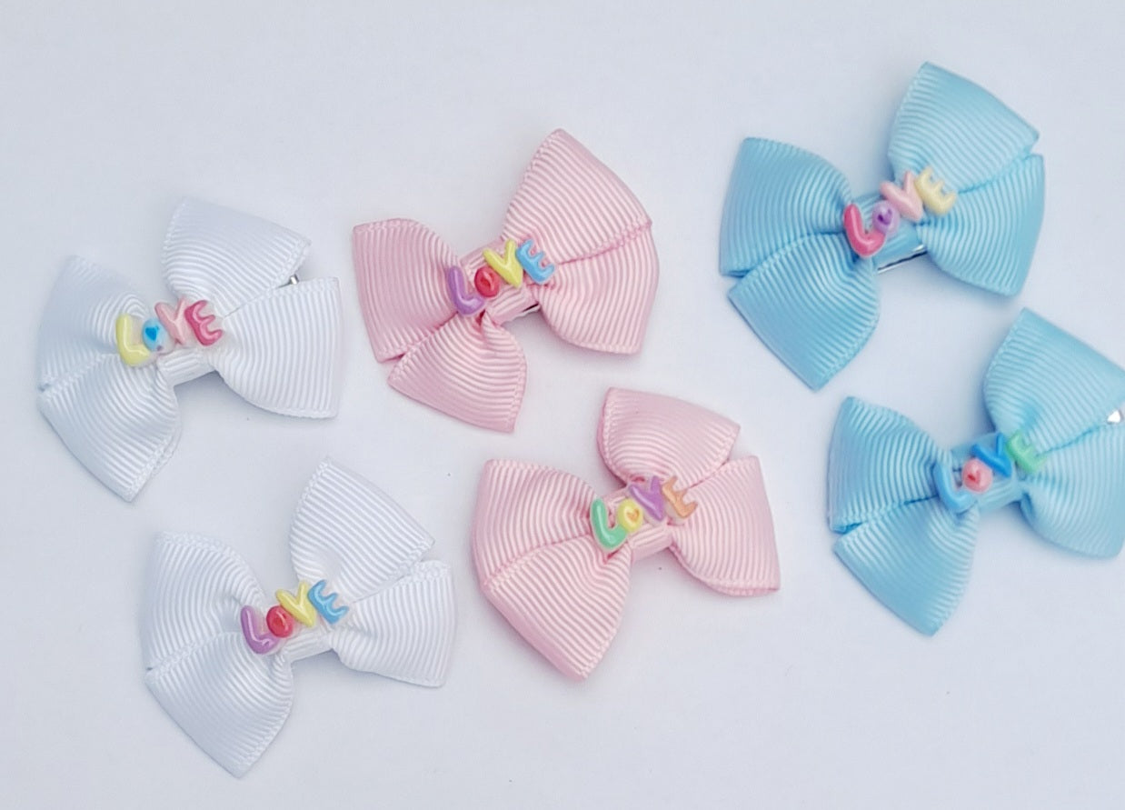 🎀2pc Mini Pigtail Clip Sets🎀Choose Colour