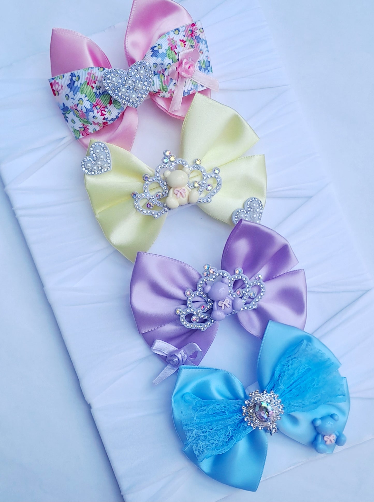 🎀Satin Bow Headbands 🎀Choose Colour