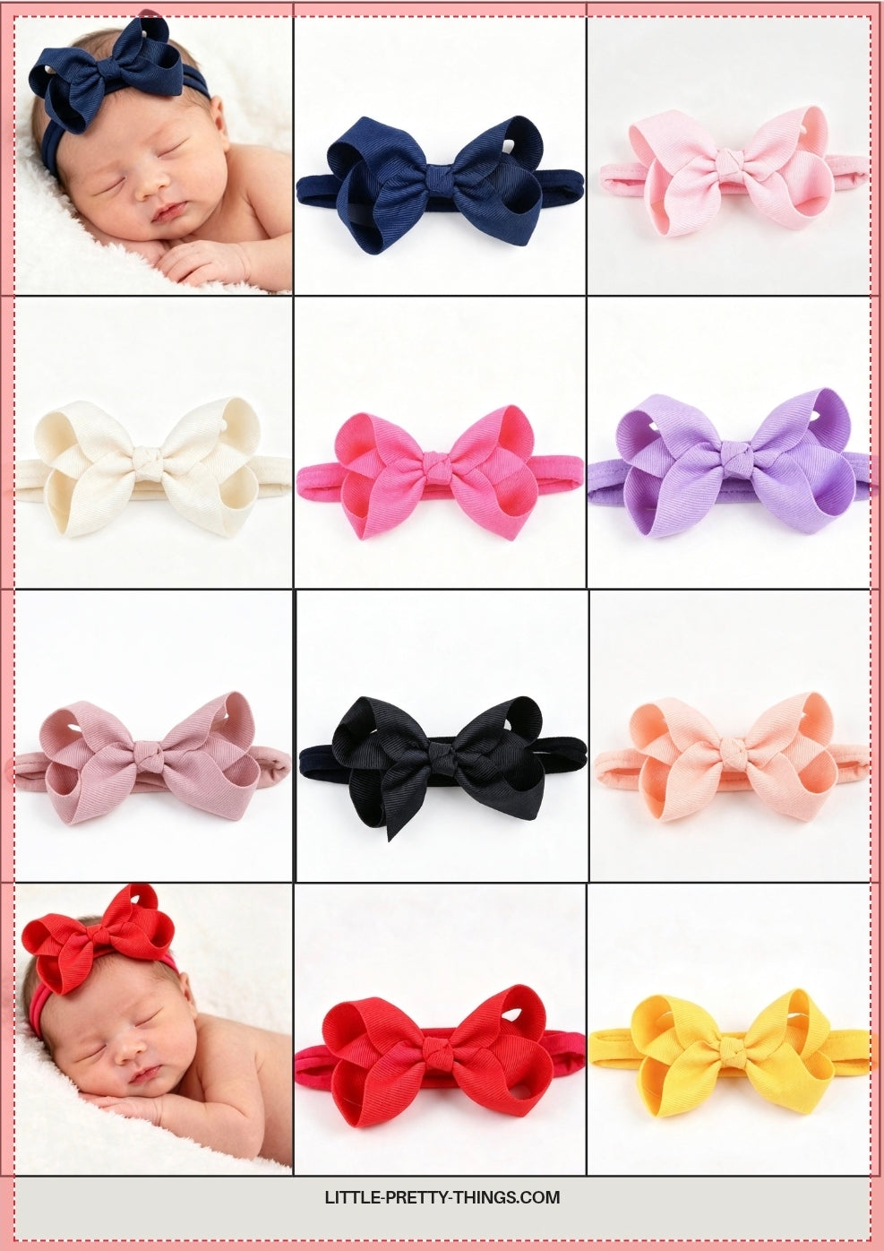 🎀Small Bow Baby Headband 🎀 (Choose Colour)